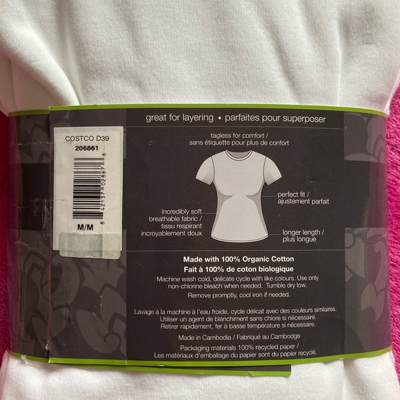 Women’s Fitted Basic White T Shirts / 4 for $17! - Picture 4 of 4